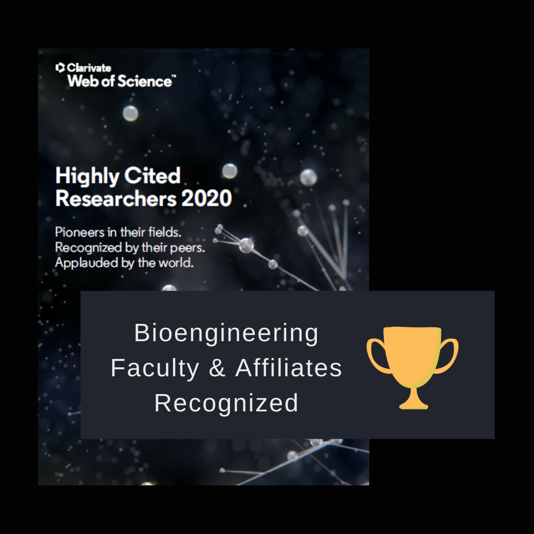 2020 Highly Cited Researchers | Bioengineering Faculty & Affiliates ...